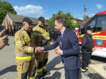 Gmina Pątnów: OSP Grębień ma nowy wóz strażacki